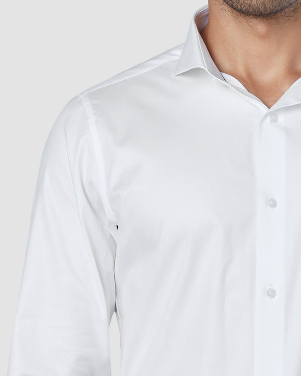 Monti White Ray Twill Shirt