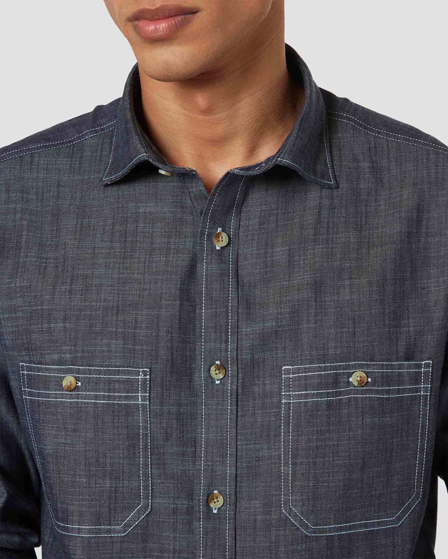 Admiral Blue Denim Shirt