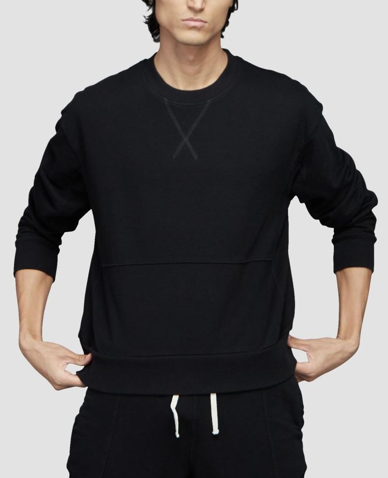Urban Black French Terry Sweatshirt