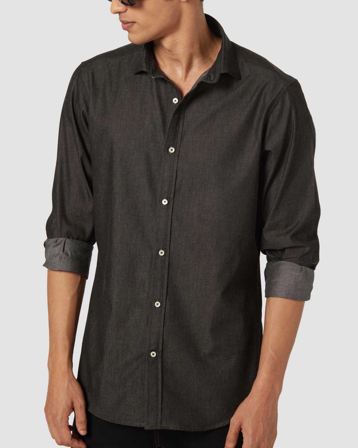 Crushed Pepper Denim Shirt