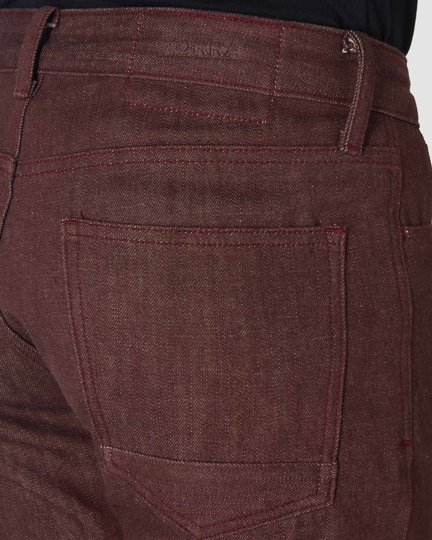 Maroon || Organic Cotton Jeans
