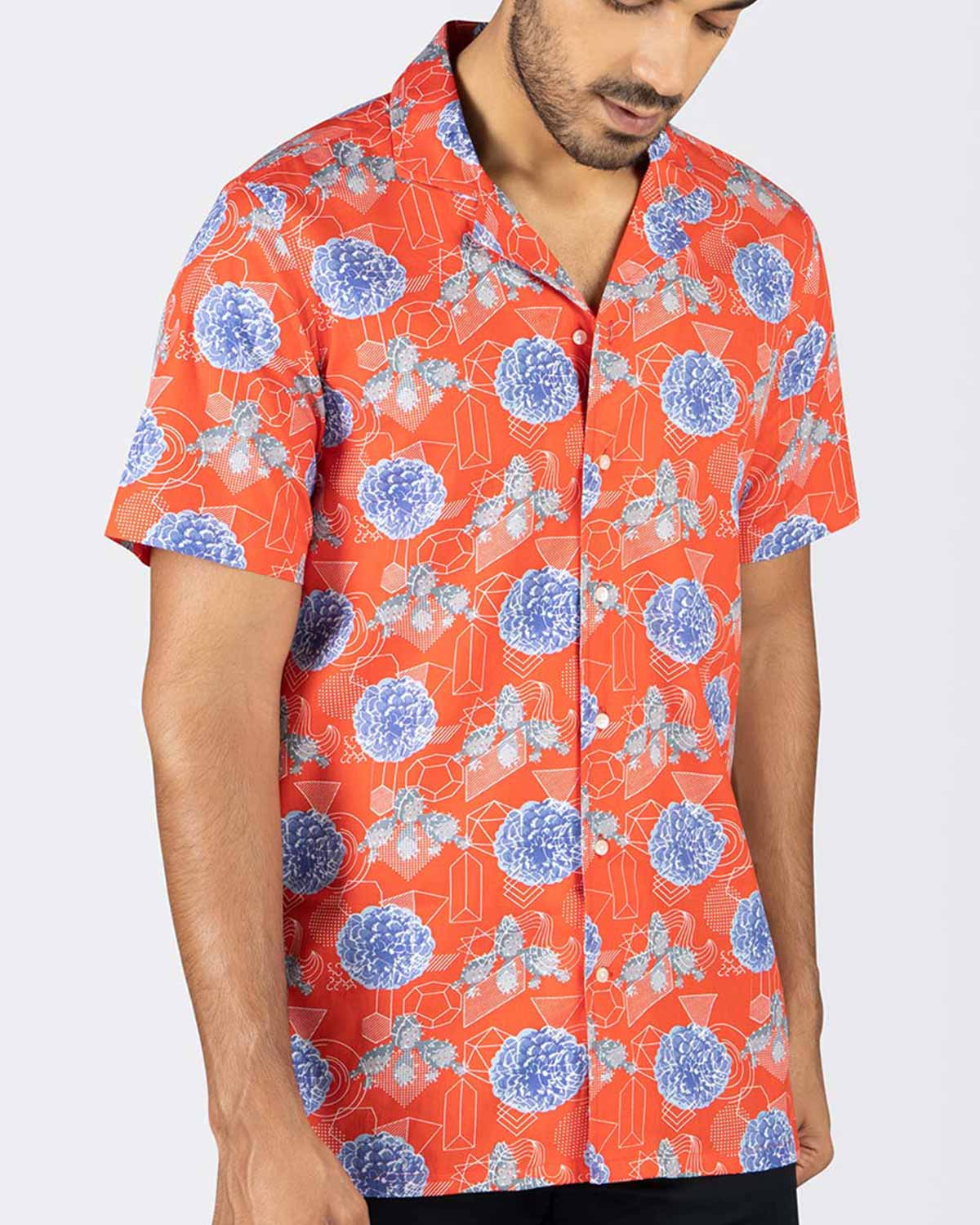 Scarlet Blossom Shirt