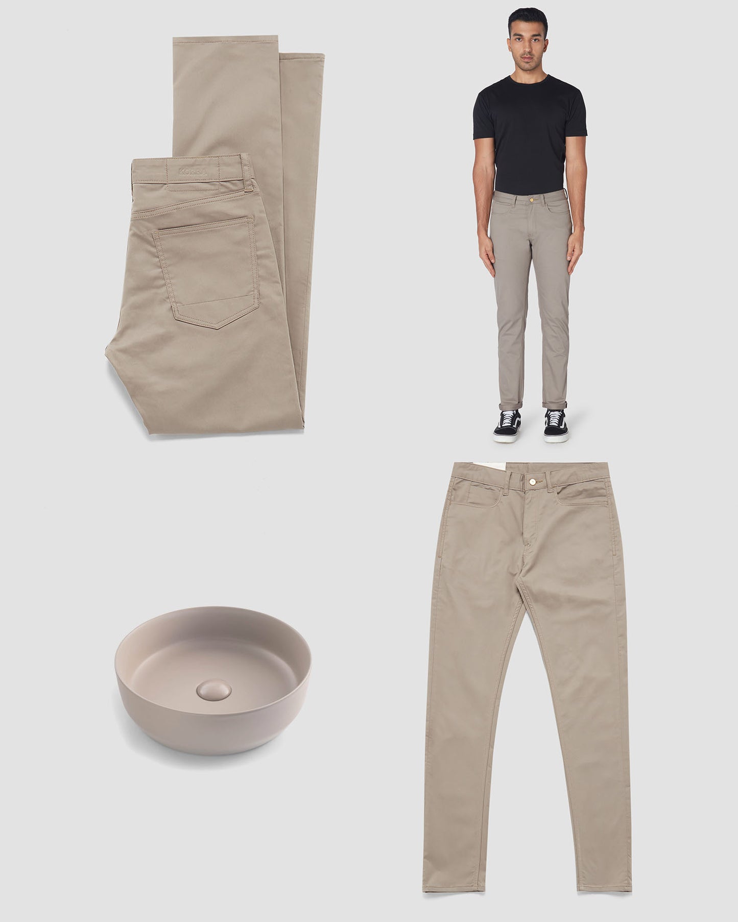 Taupe | Super-soft Stretch Light Jeans