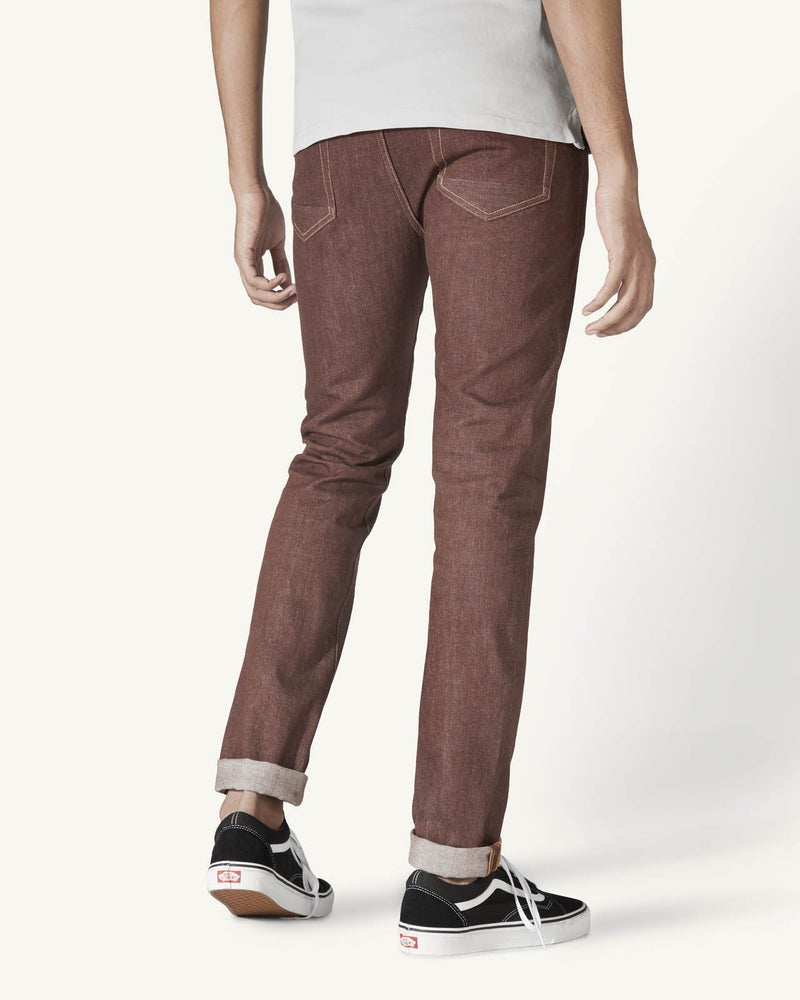 Rustic Red | Organic Cotton Jeans
