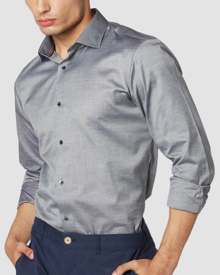 Monti Charred Stone Dobby Shirt