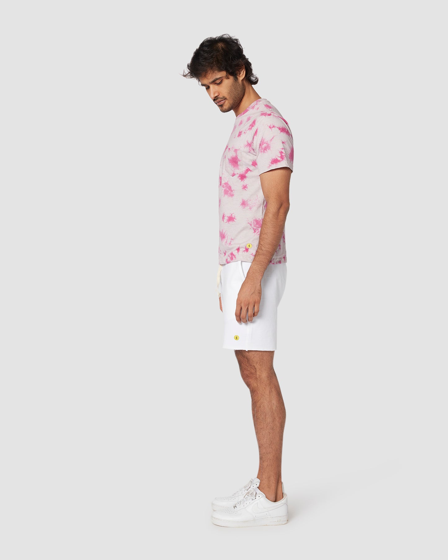 Urban White French Terry Shorts
