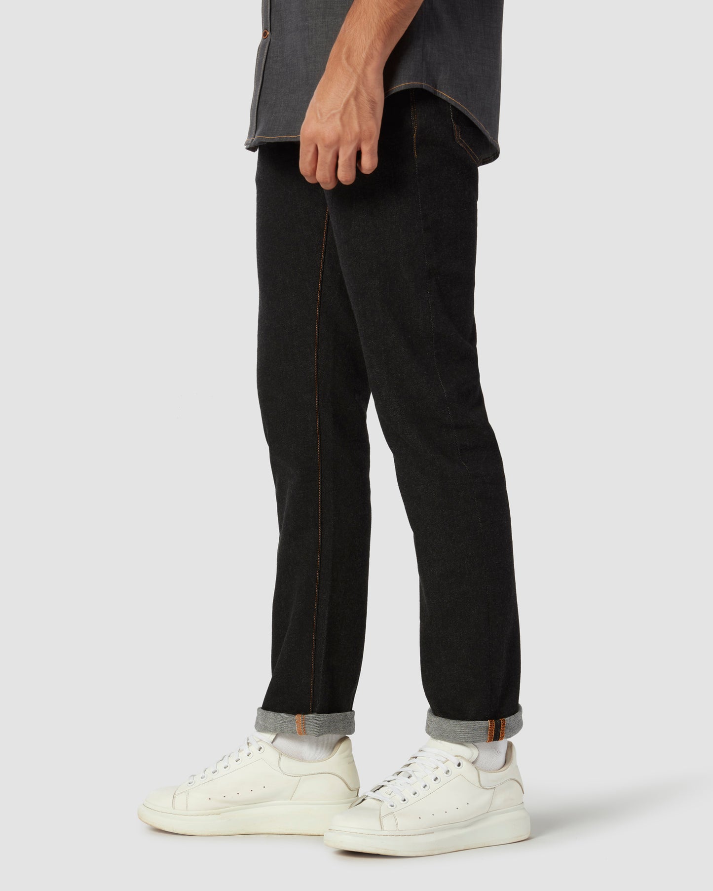 Hazed Char | Soft Stretch Jeans